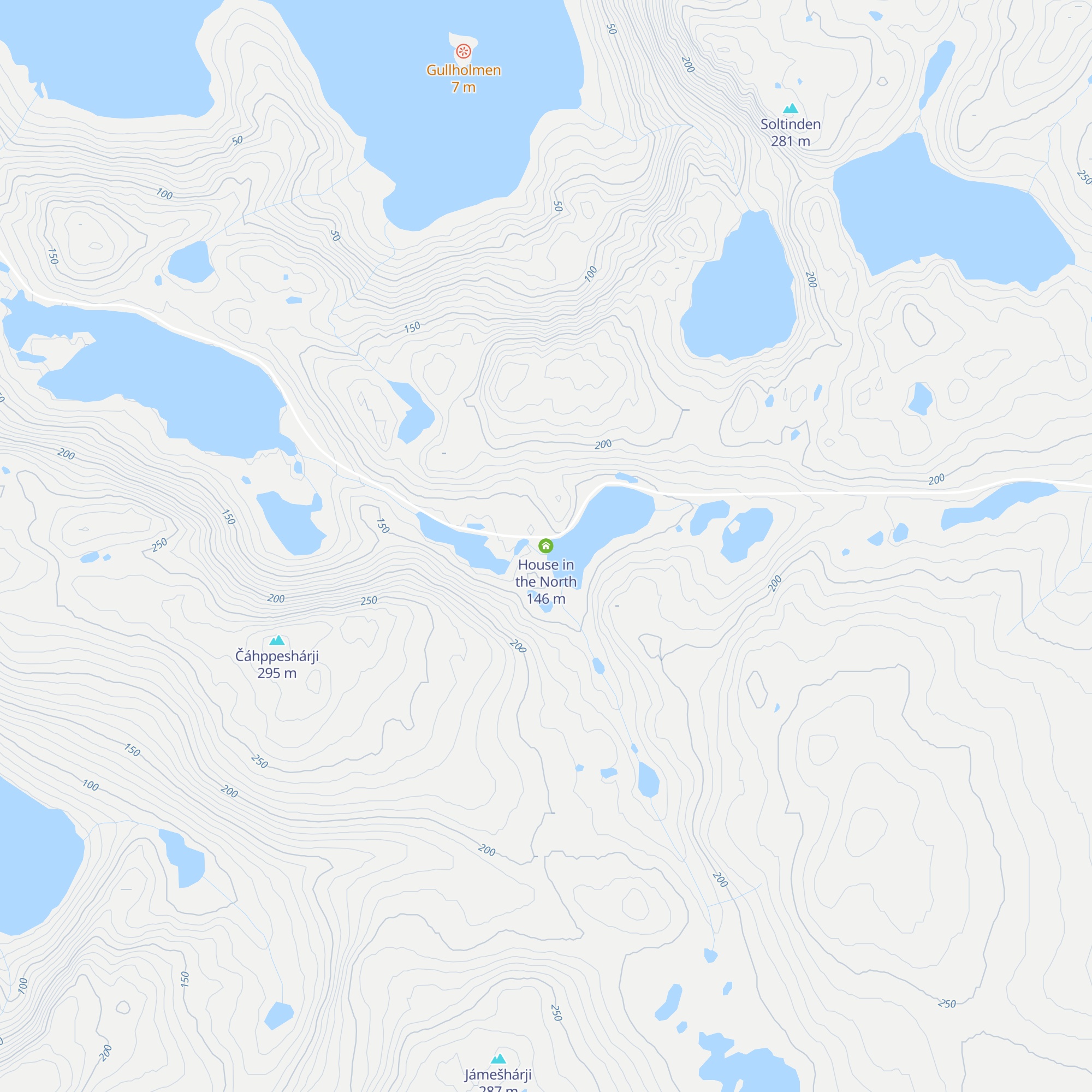 House in the North map