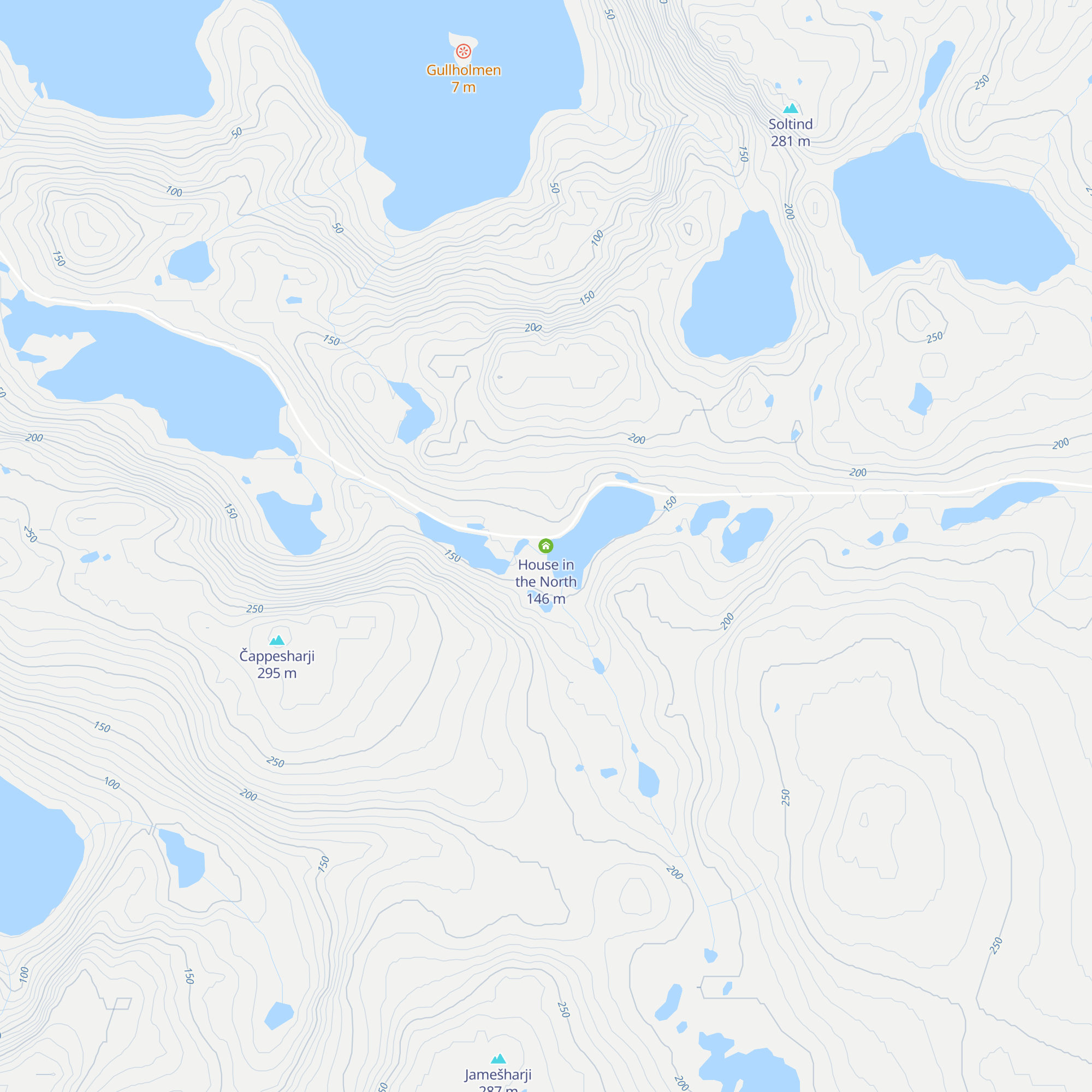 House in the North map