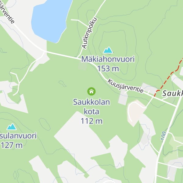 Map of Saukkolan kota