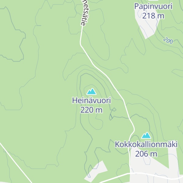 Map of Heinävuori