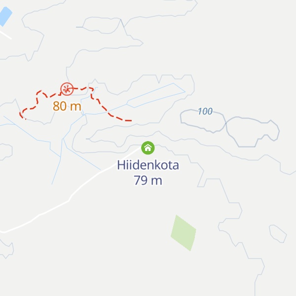 Map of Hiidenkota