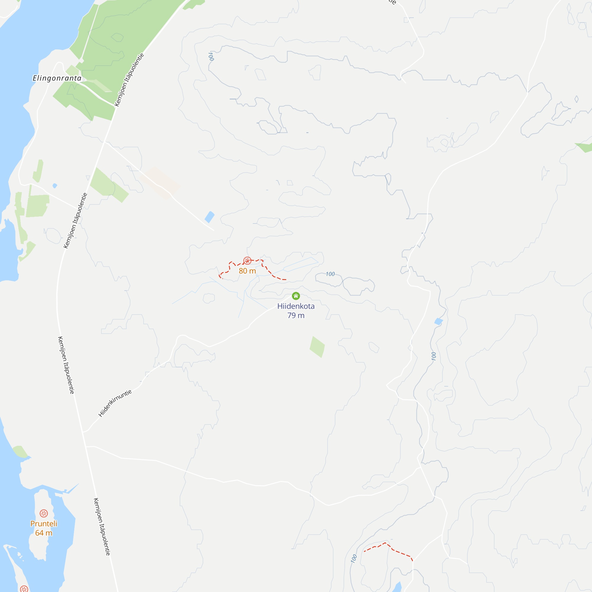 Hiidenkota map