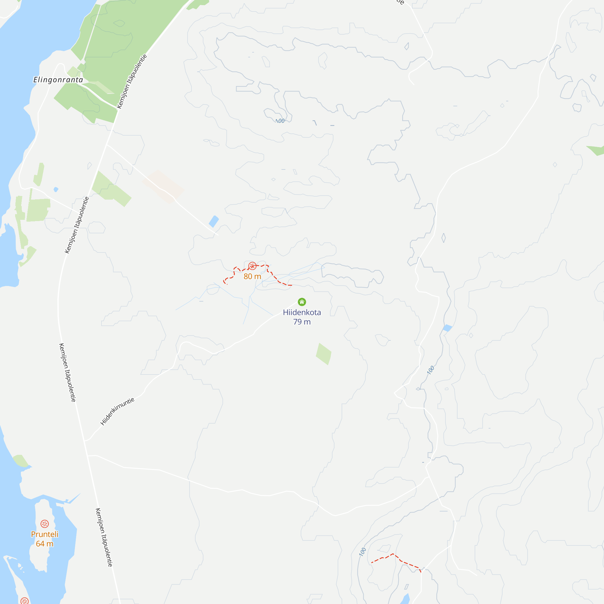 Hiidenkota map