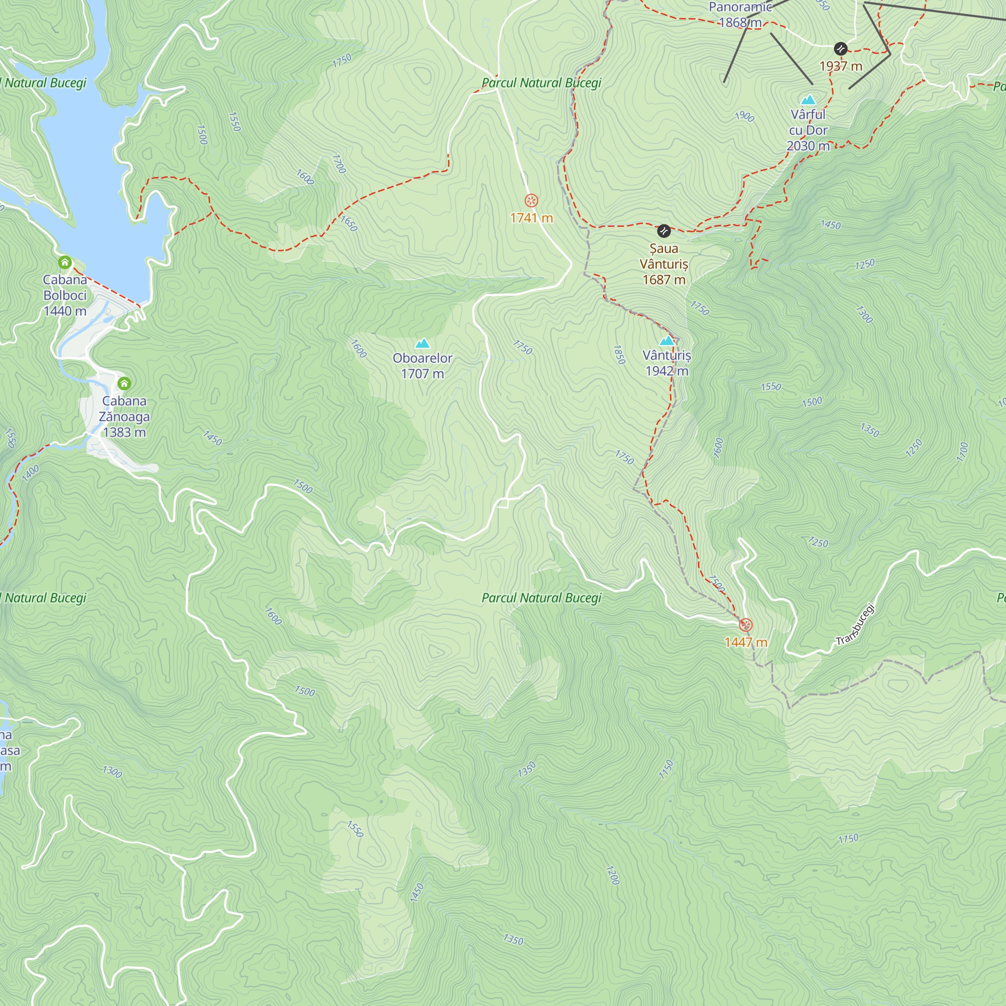 Cabana Dichiu map