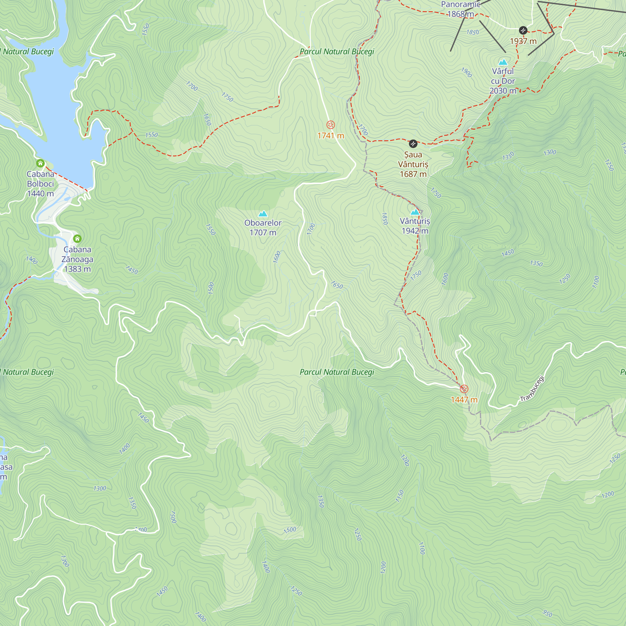 Cabana Dichiu map