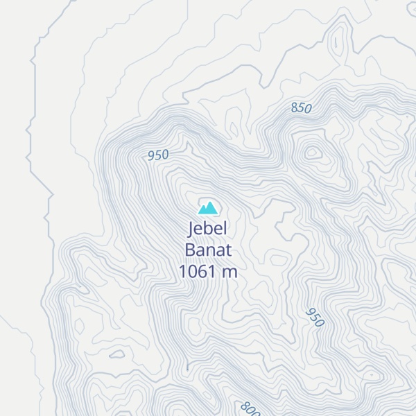 Map of Jebel Banat