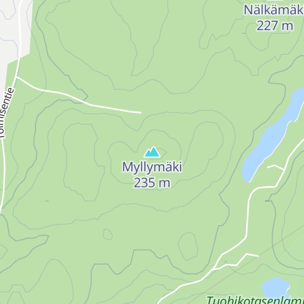 Map of Myllymäki