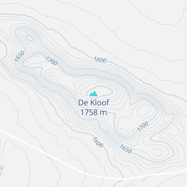 Map of De Kloof