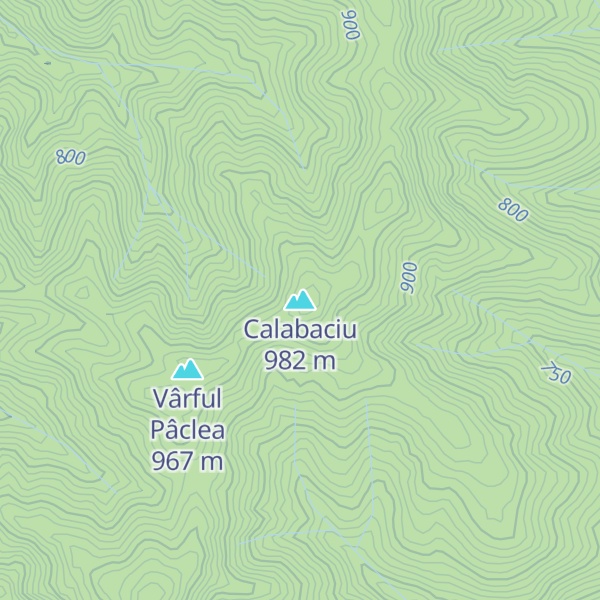 Map of Calabaciu