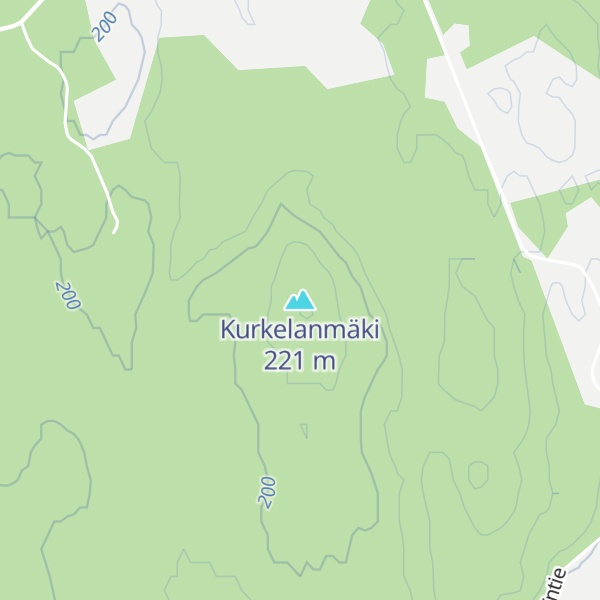 Map of Kurkelanmäki