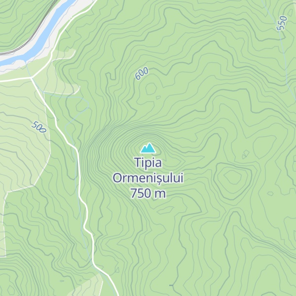 Map of Tipia Ormenișului