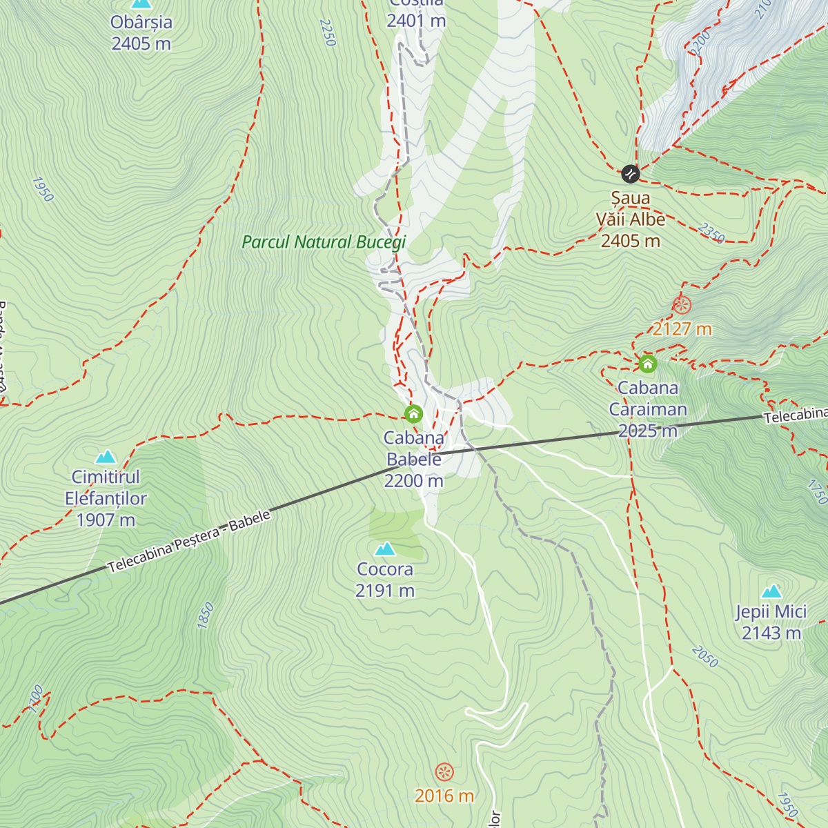 Cabana Babele map