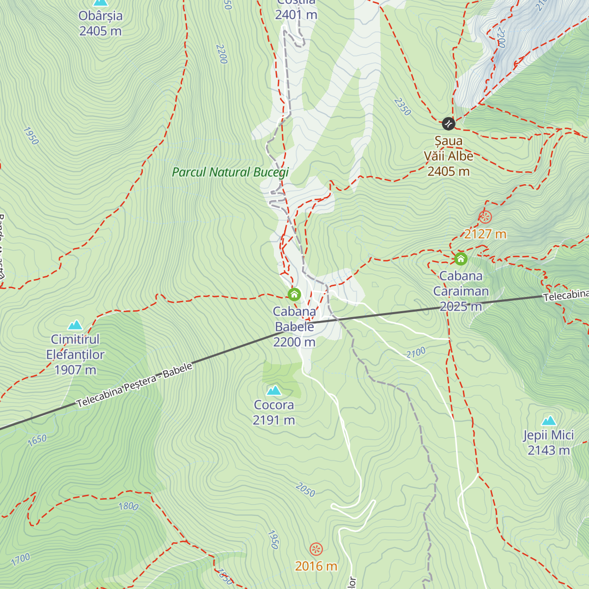 Cabana Babele map