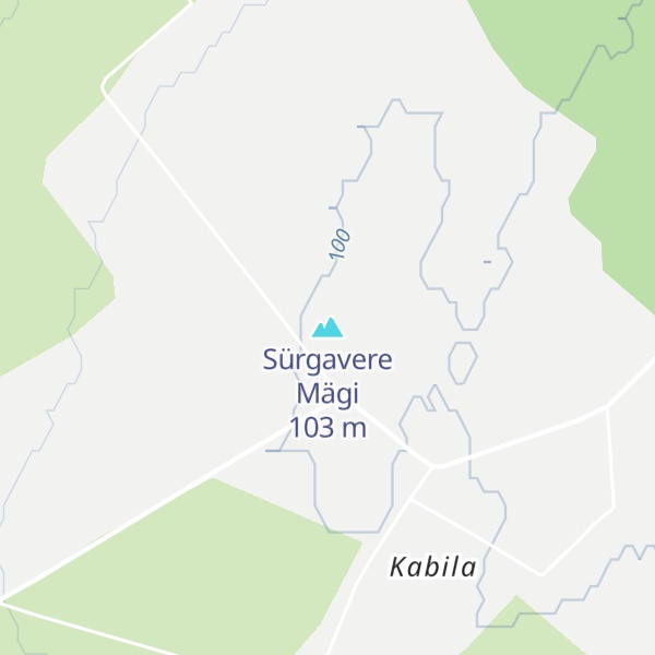Map of Sürgavere Mägi