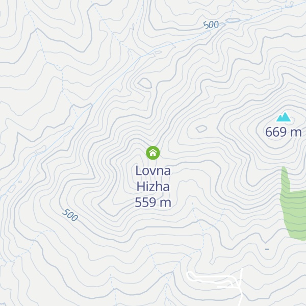 Map of Lovna Hizha