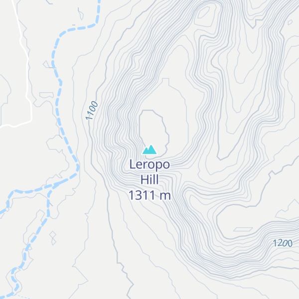 Map of Leropo Hill