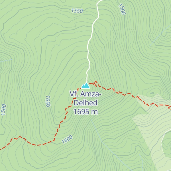 Map of Vf. Amza-Delhed