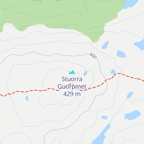 Map of Stuorra Guorpmet
