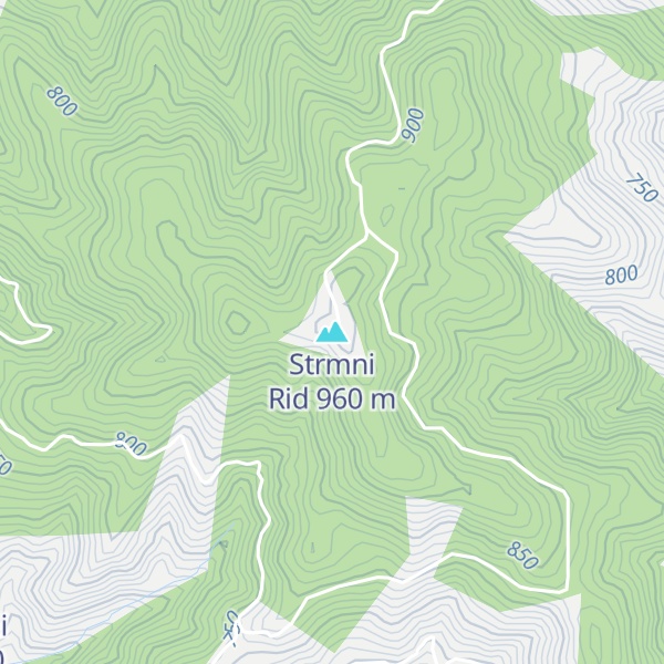 Map of Strmni Rid