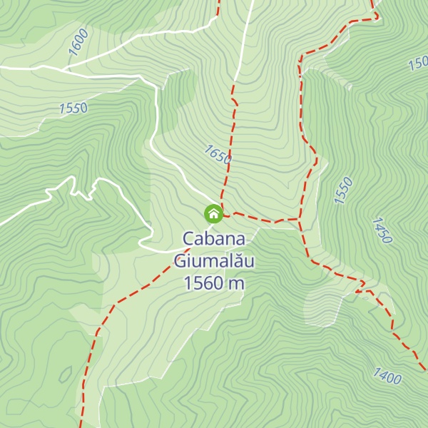 Map of Cabana Giumalău