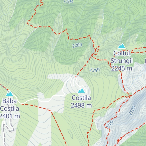 Map of Colțul Mălinului