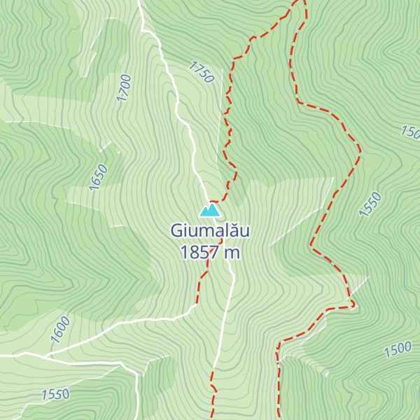 Map of Giumalău