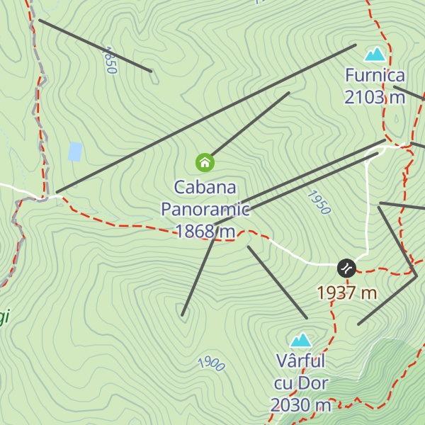 Map of Cabana Valea Dorului