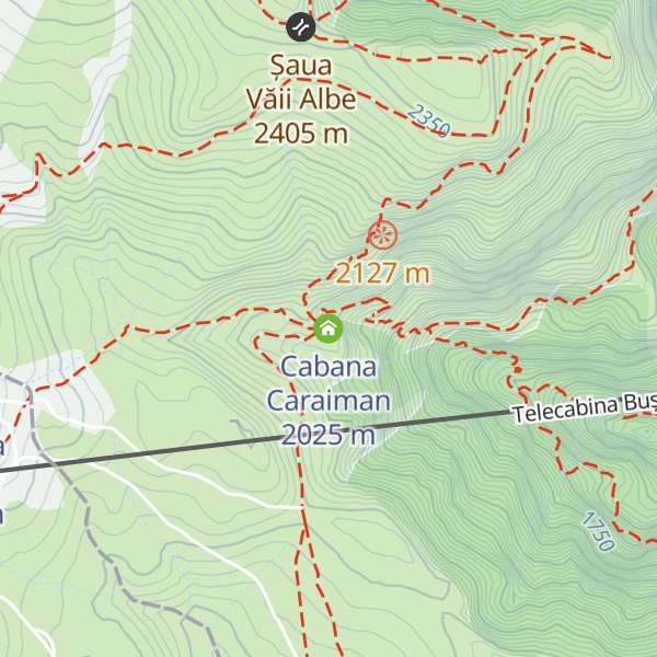 Map of Cabana Caraiman