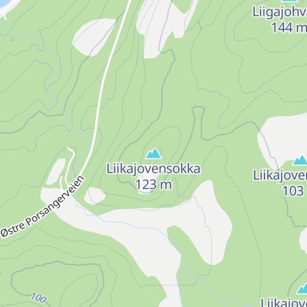 Map of Liikajovensokka