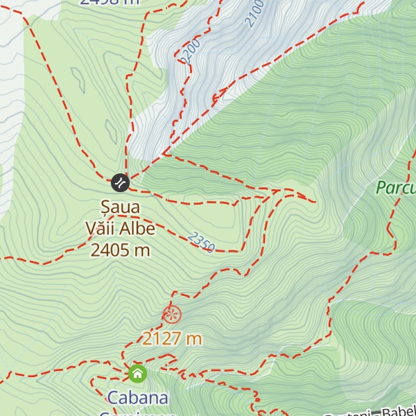Map of Caraiman