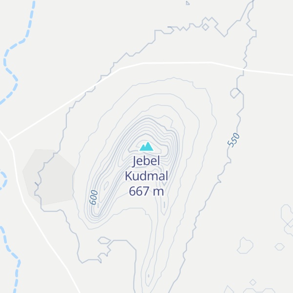 Map of Jebel Kudmal