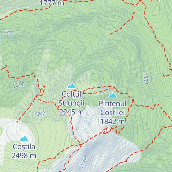 Map of Colțul Gălbenele