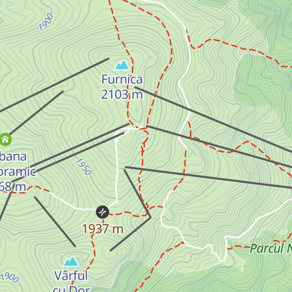 Map of Cabana Miorița