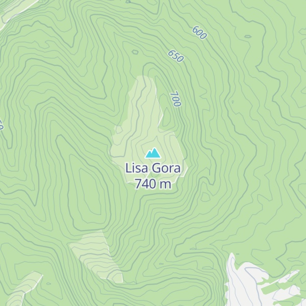 Map of Lisa Gora