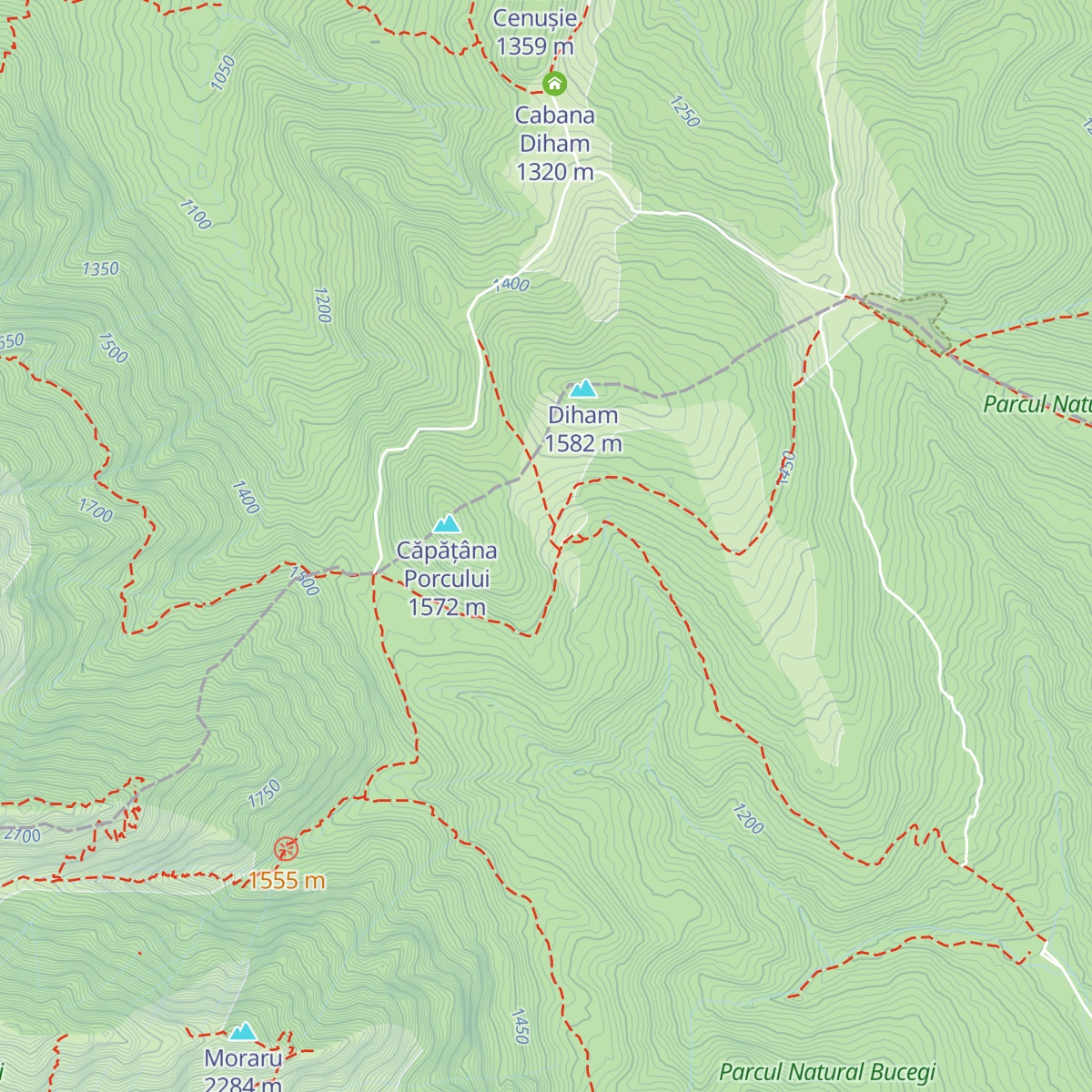 Cabana Poiana Izvoarelor map