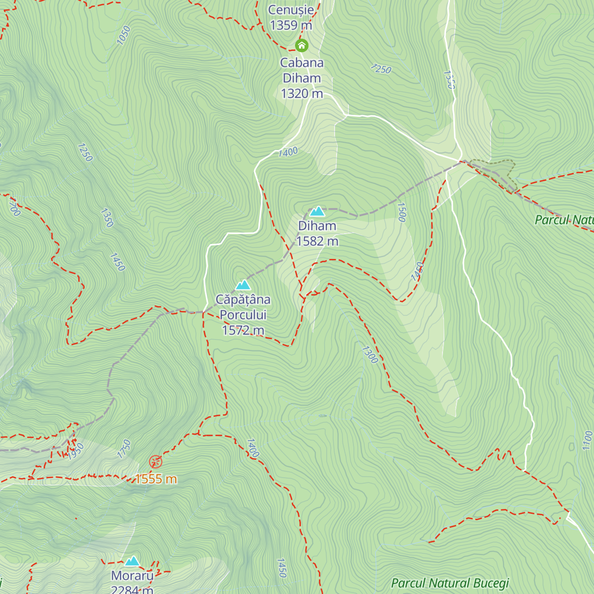 Cabana Poiana Izvoarelor map