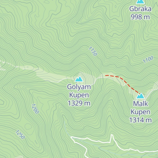 Map of Golyam Kupen