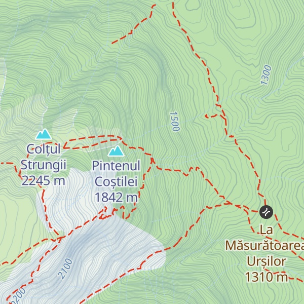 Map of Refugiul Coștila