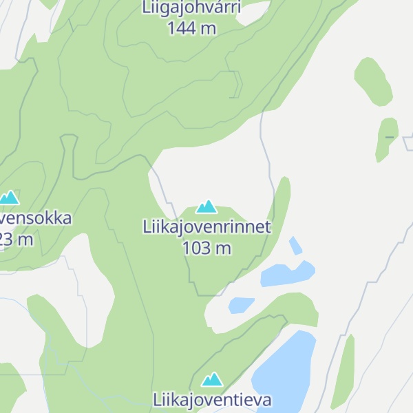 Map of Liikajovenrinnet