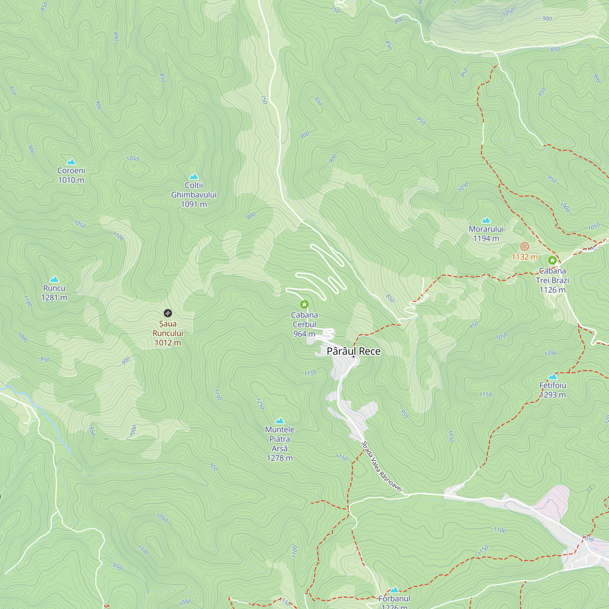 Cabana Cerbul map