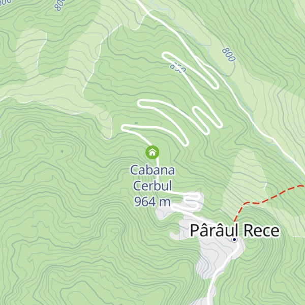 Map of Cabana Cerbul