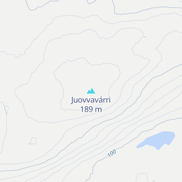 Map of Juovvavárri