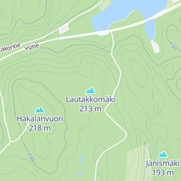 Map of Lautakkomäki