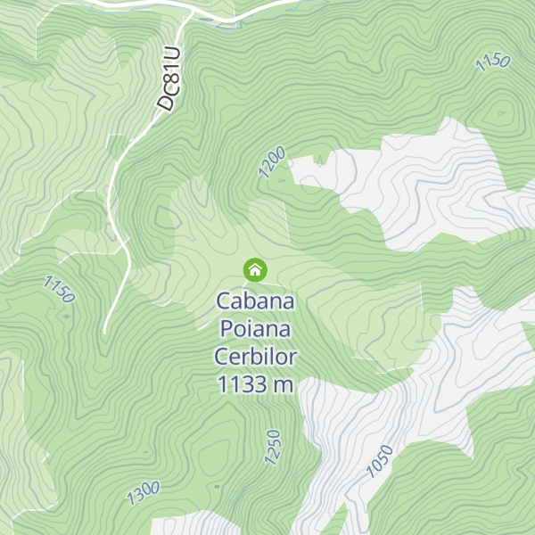 Map of Cabana Glasul Cerbului