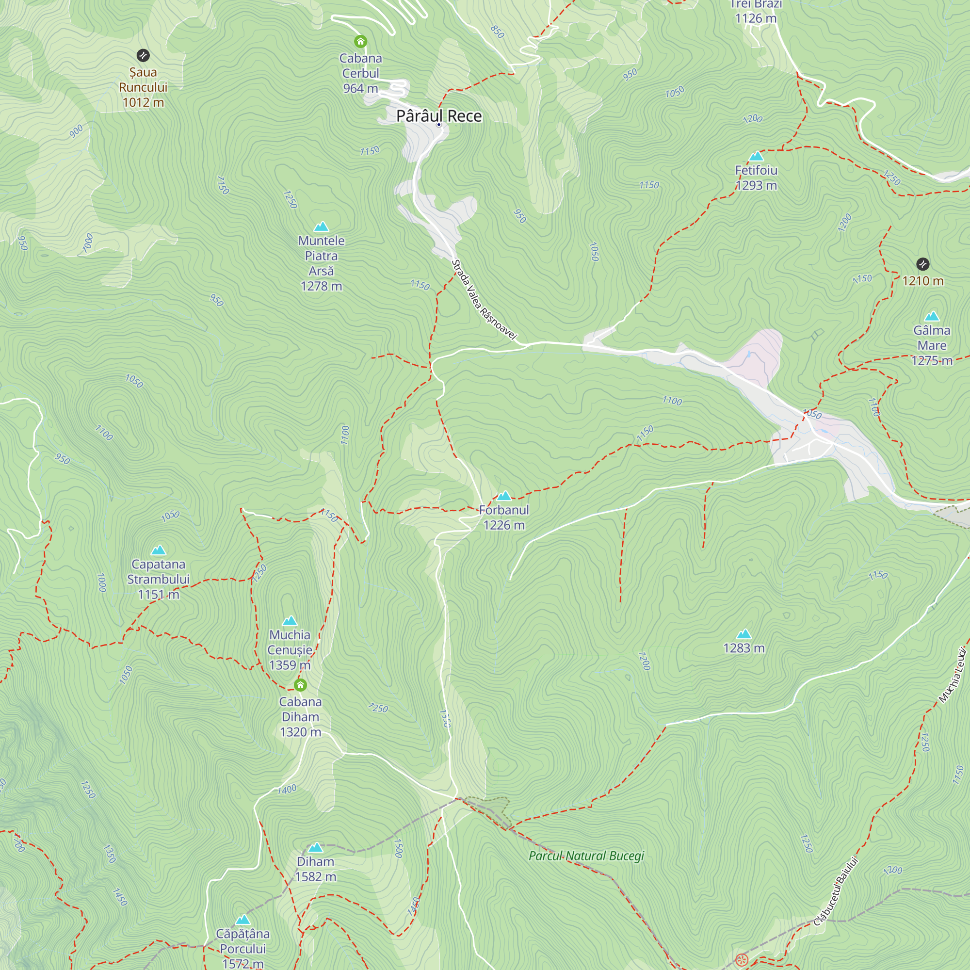 Cabana Steaua map