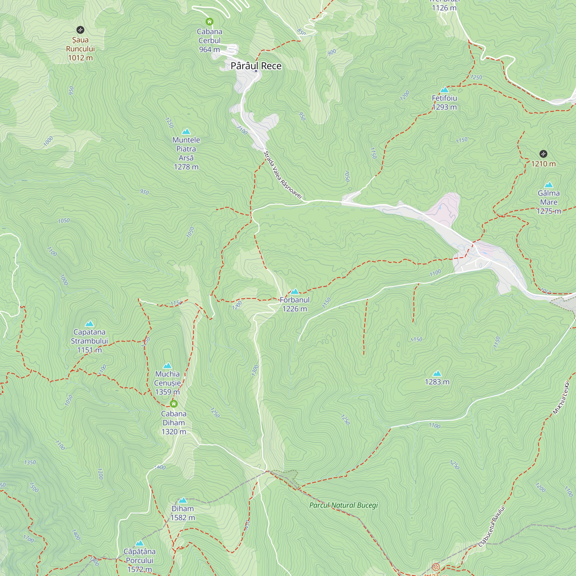 Cabana Steaua map