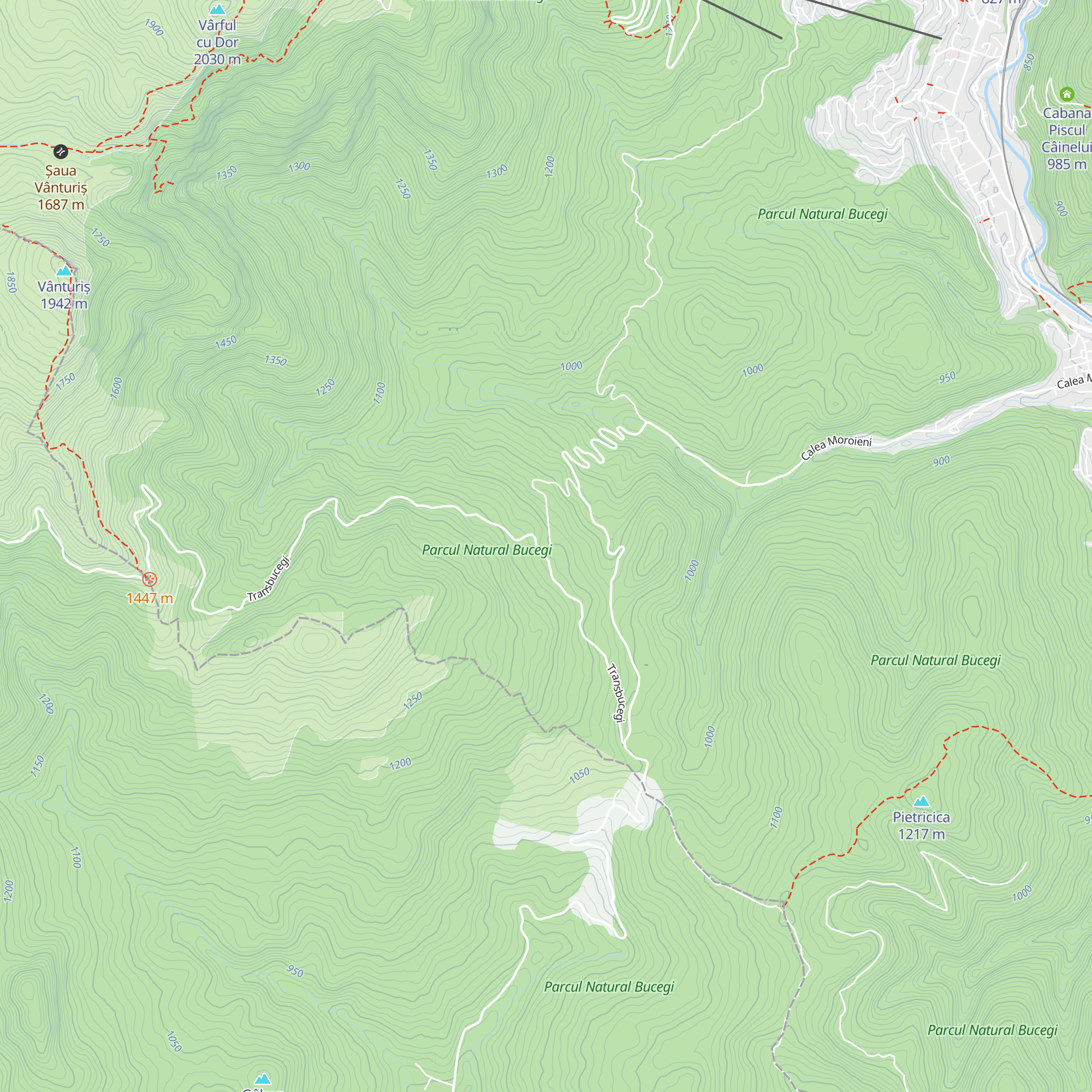 Cuibul Dorului map