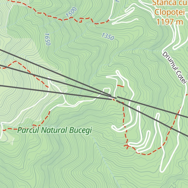 Map of Cabana Valea cu Brazi