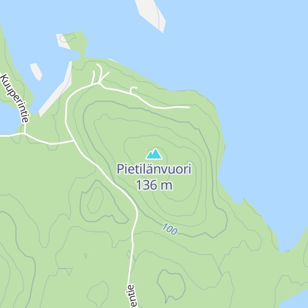 Map of Pietilänvuori