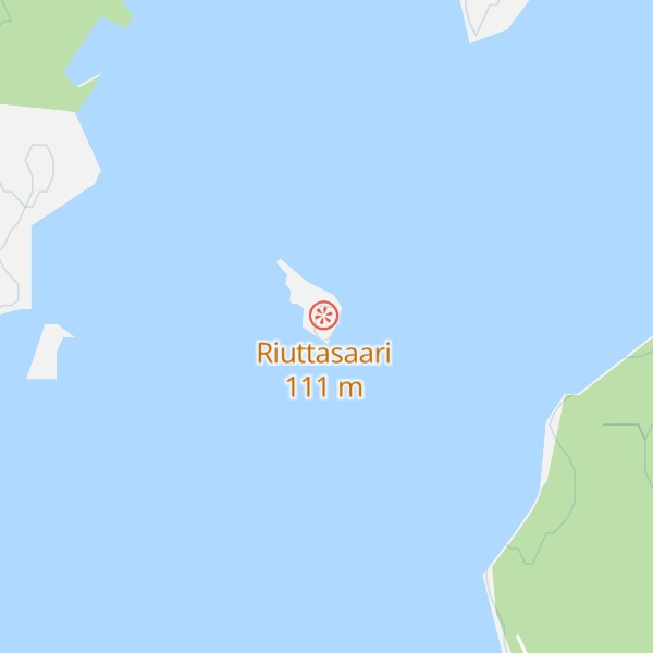 Map of Riuttasaaren autiotupa